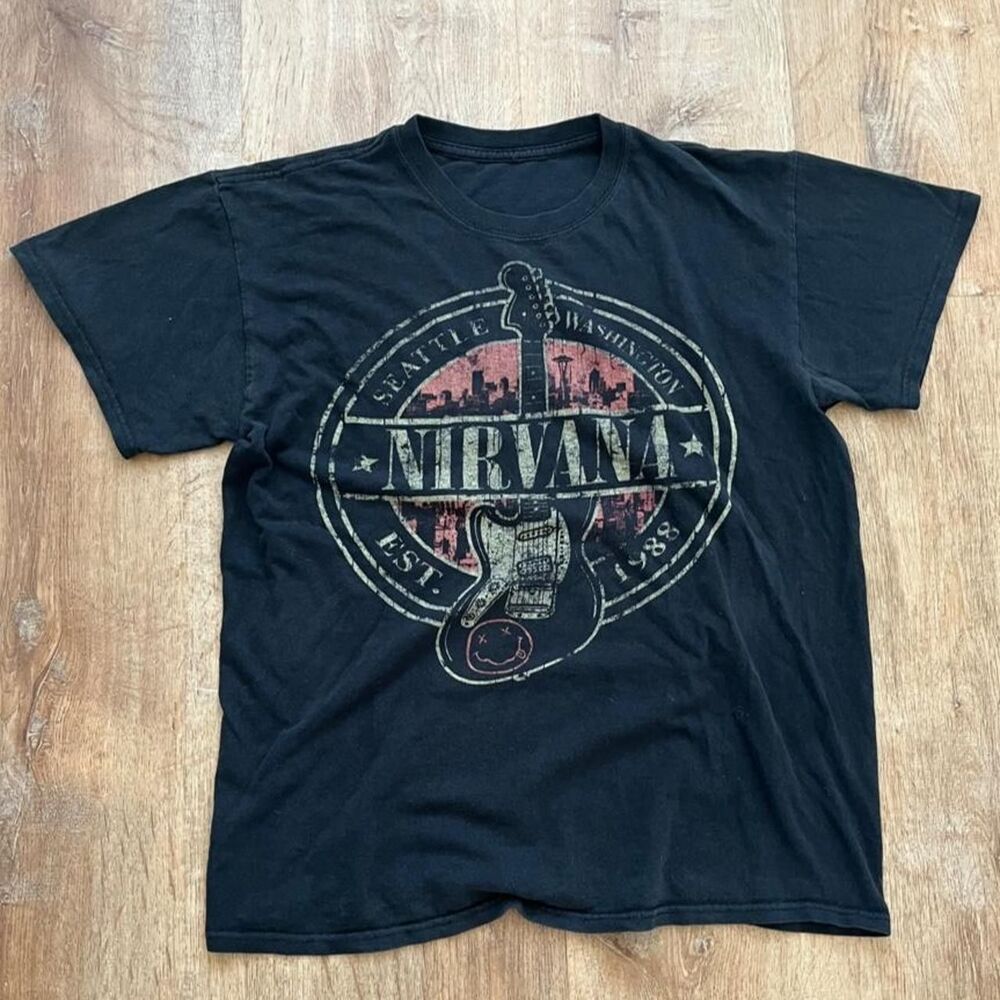 Nirvana Men's Black T-shirt